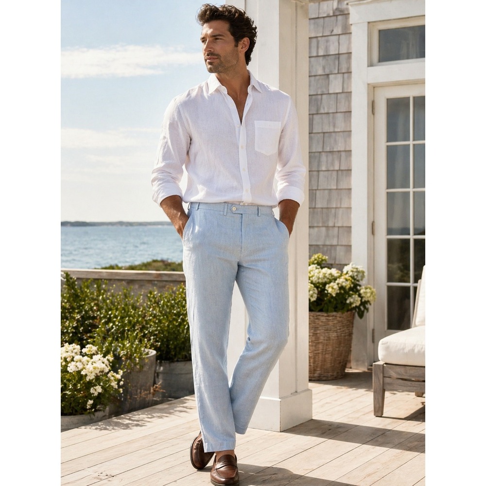 Lauren Ralph Lauren Light Blue Chinos